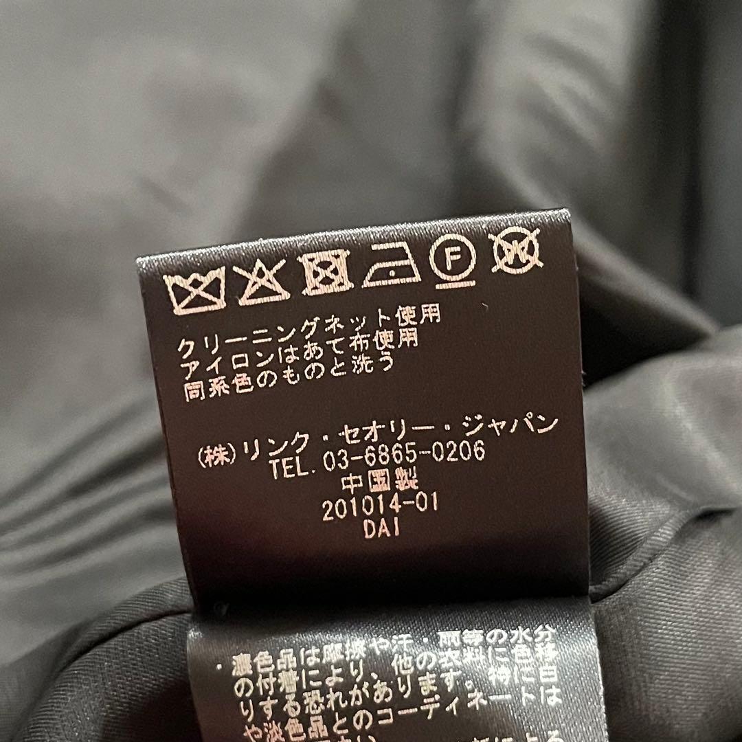 美品✨セオリーリュクス　ダブル　メリノウール　チェスターコート　ブラック　36