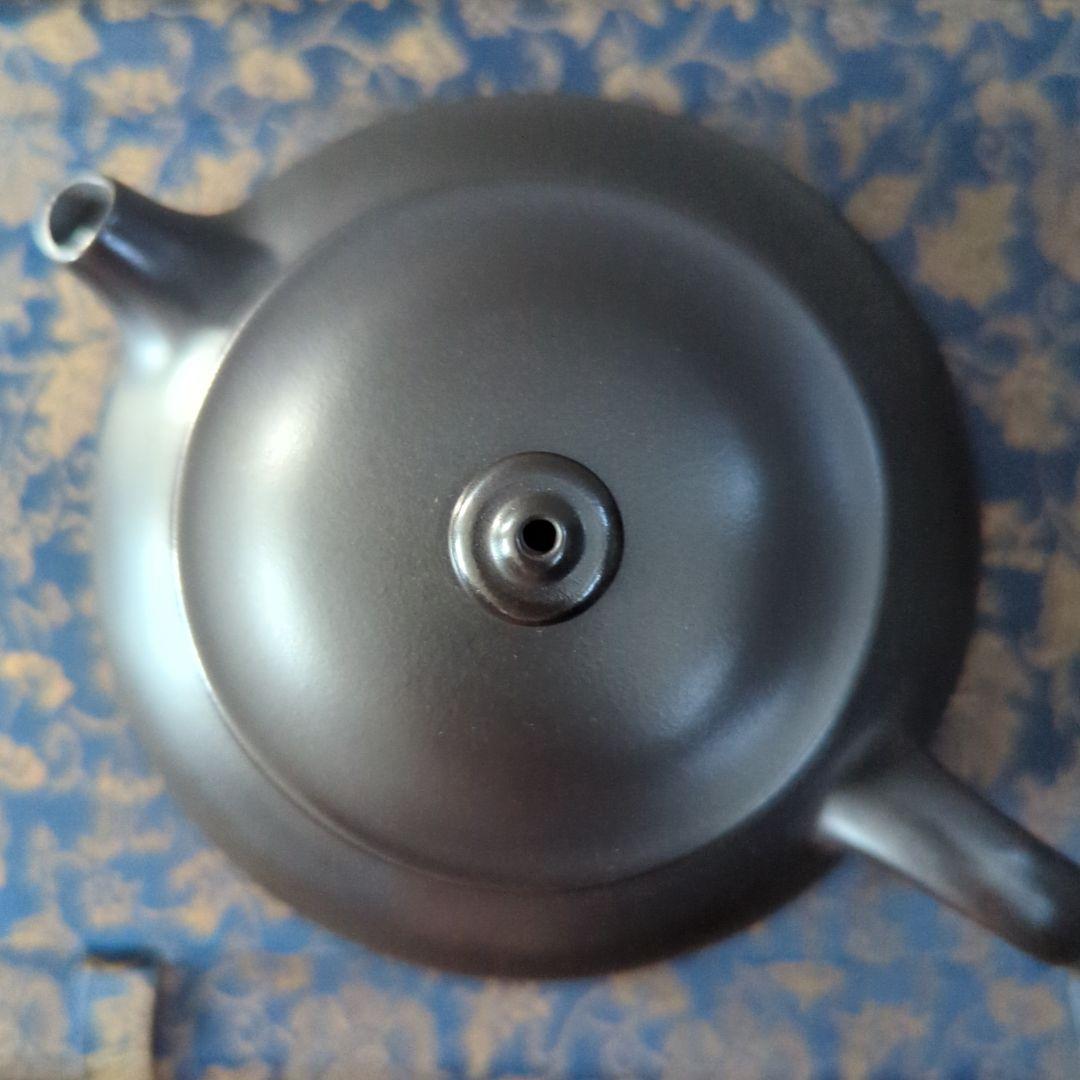 中国陶芸家　胡秀萍氏　茶道具　茶器　宜興紫砂　茶壺　急須　（木製化粧箱入）