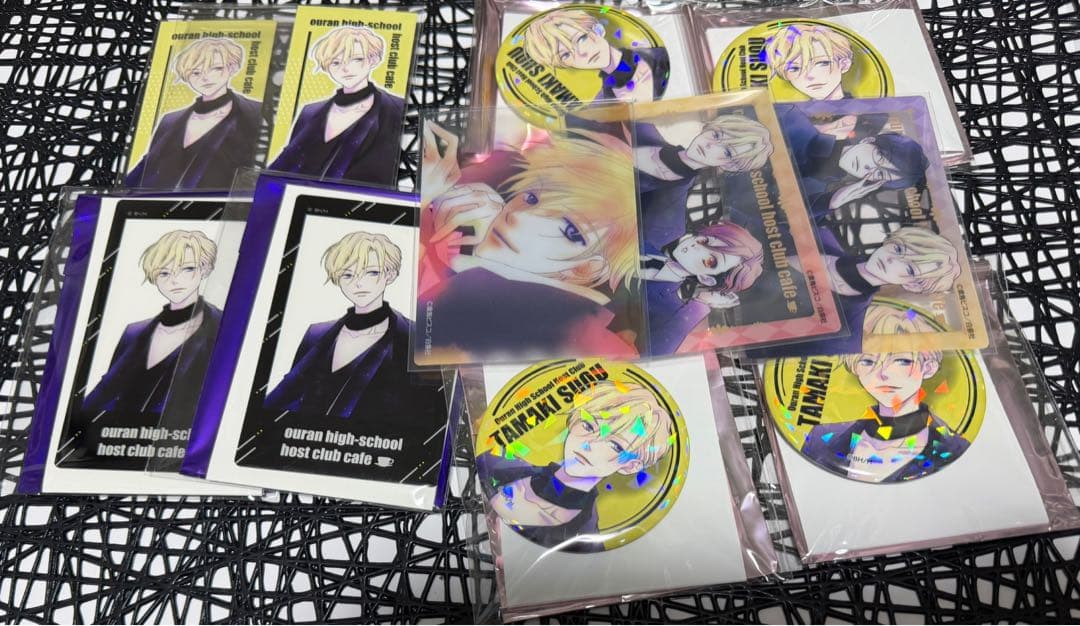 桜蘭高校ホスト部 カフェ 須王 環 缶バッジ クリアカード アクリルカード