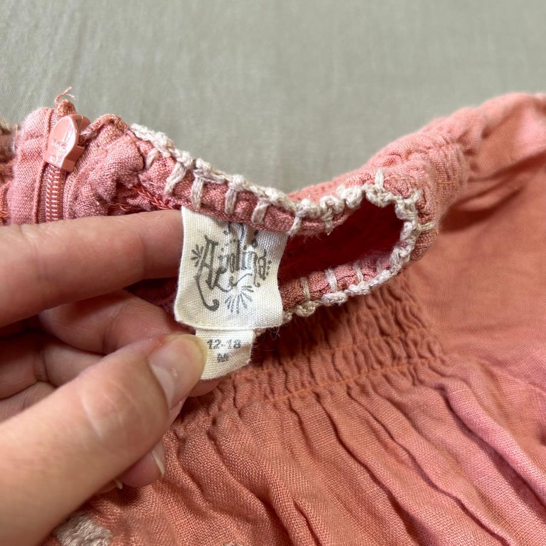 Apolina アポリナ　 セットアップ　リネンチュニック 12-18m 80