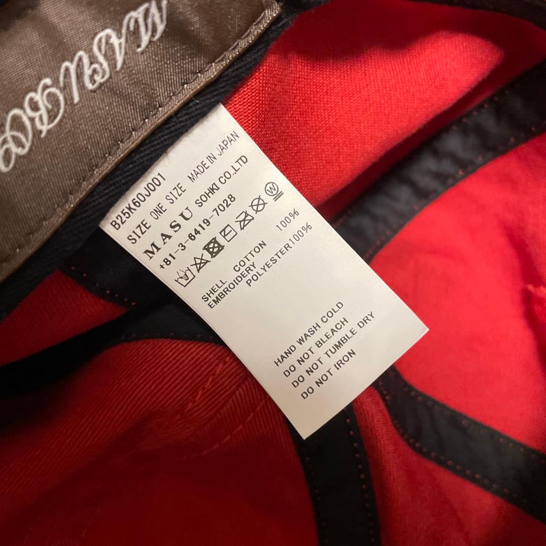 MASU BOYS CAP レッド