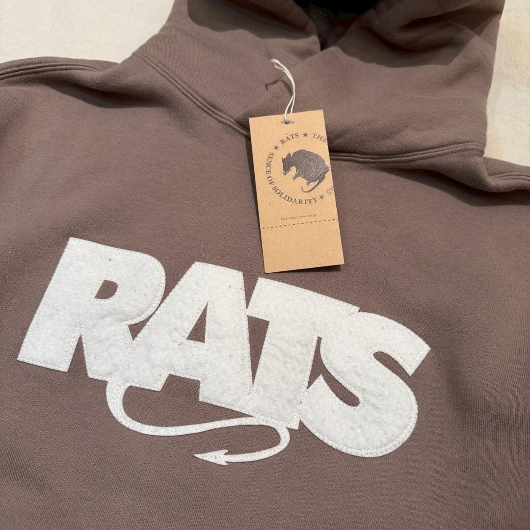 25aw 新品 RATS ラッツ BOX LOGO HOODIE XL