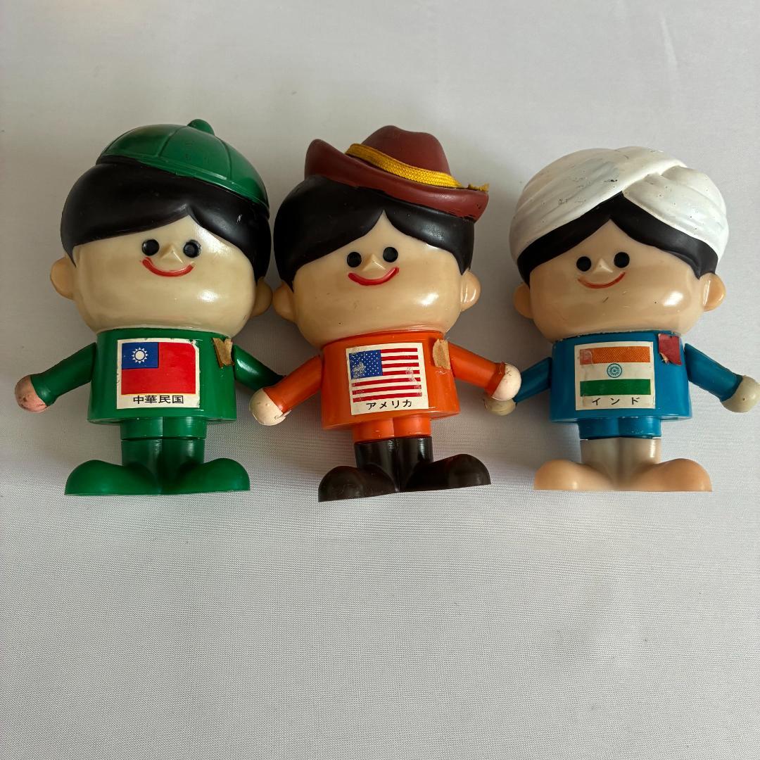 【昭和レトロ】　世界のナショナル坊や 貯金箱 ハイトップ 松下電器 ノベルティ