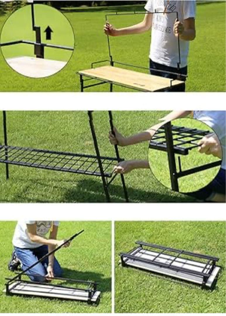 Nature Tones フォールディングバーカウンターテーブル