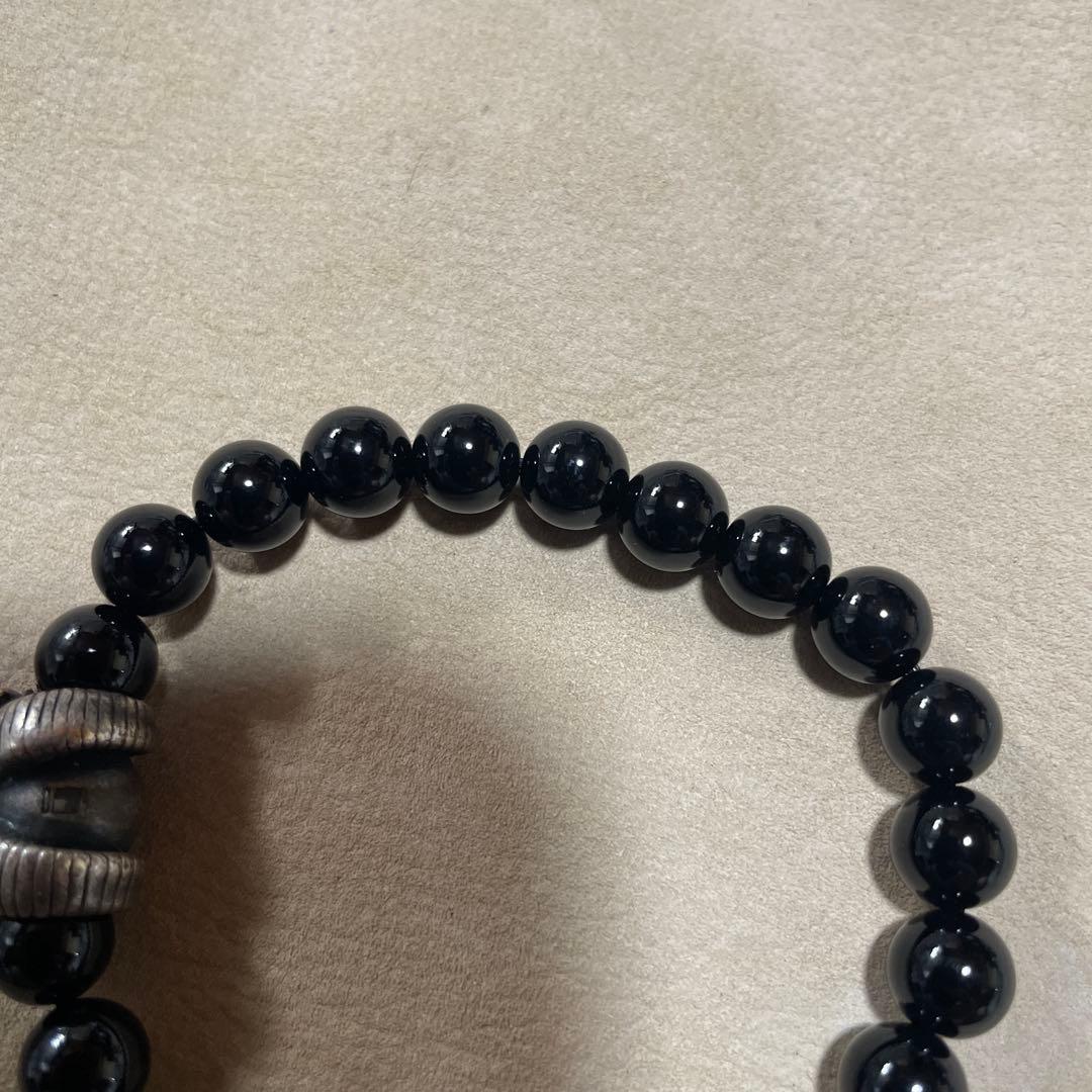 STUSSYxJAM  MADE干支ストーン　シルバー　ブレスレット希少