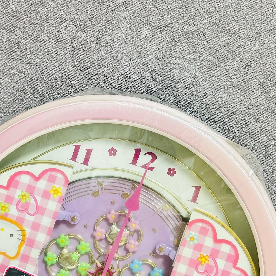 【激レア未使用品】ハローキティ からくり時計 4MH754-013 当時品