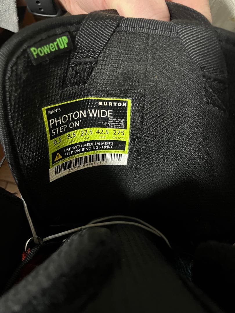Burton Photon Wide Step On ブーツ ビンディングセット
