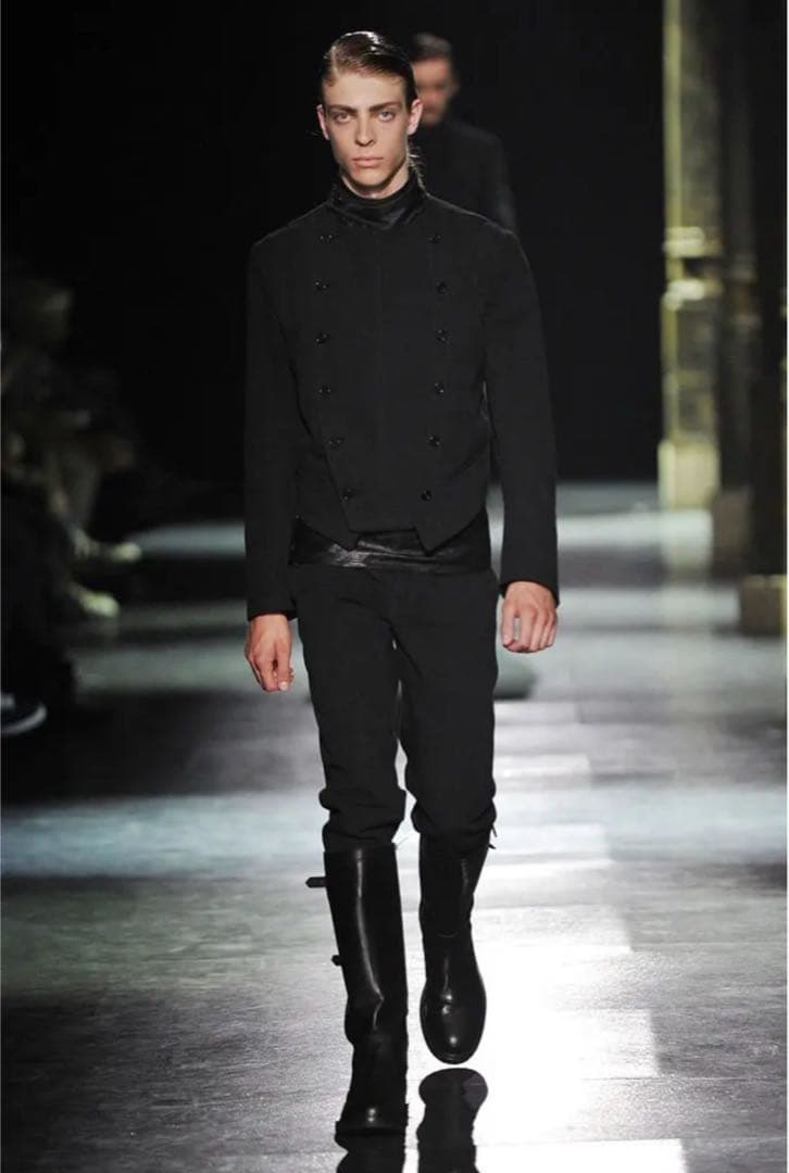 ANN DEMEULEMEESTER ナポレオンジャケット ブラック XXS