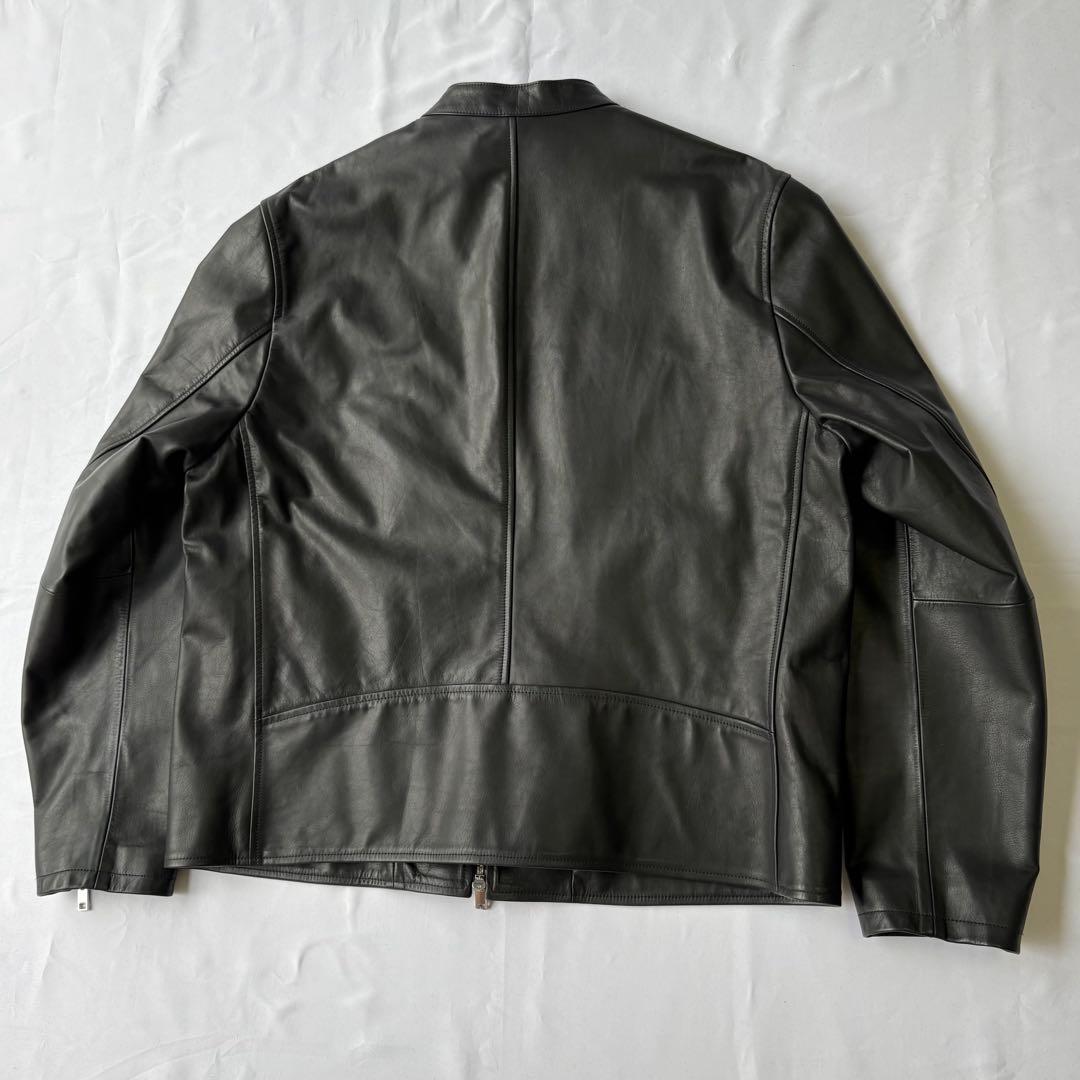 美品 theory セオリー シングルライダースジャケット 牛革 XXL