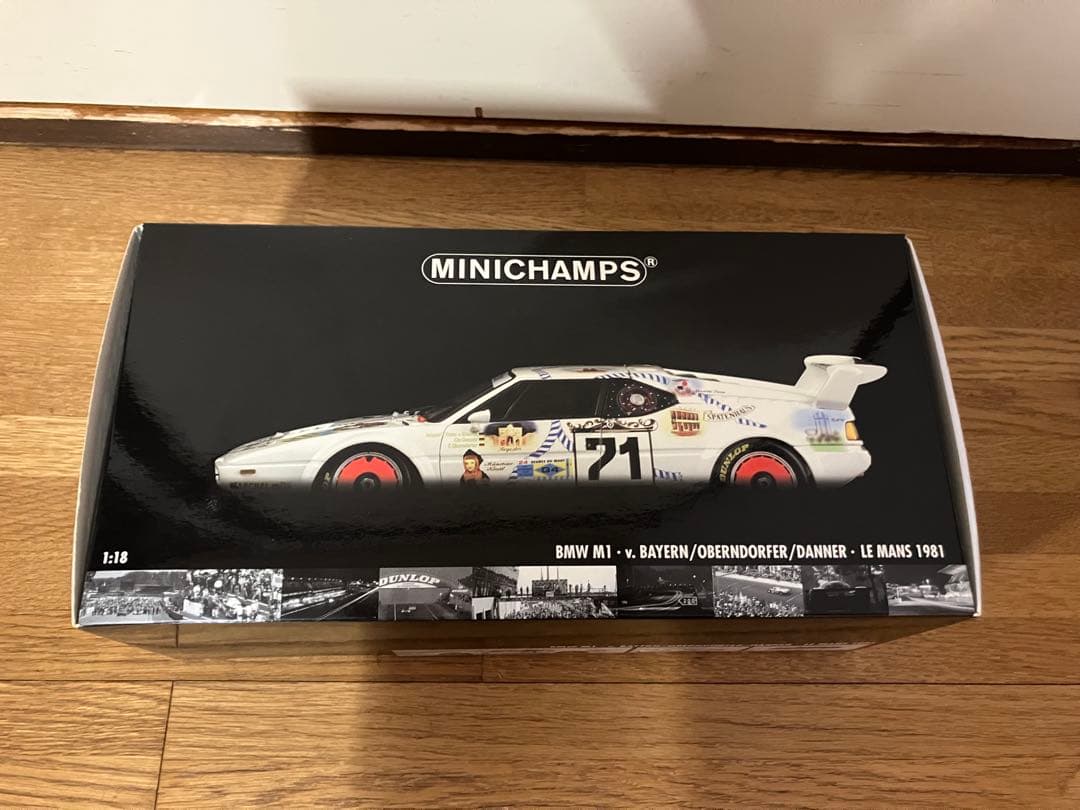未開封 1/18 BMW M1 Le Mans ‘81 Bayern #71
