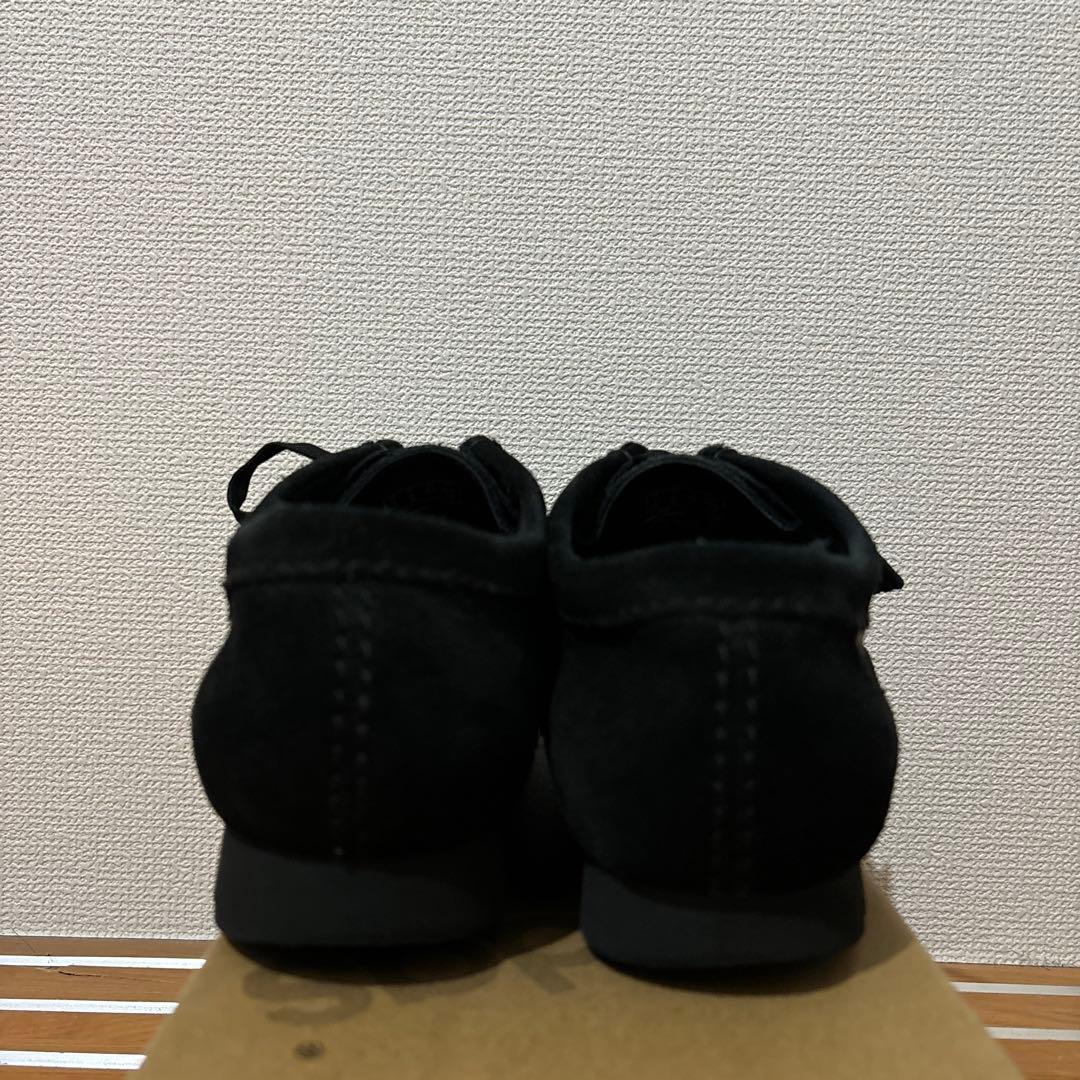 クラークス　ワラビー　黒スエード　ゴアテックス