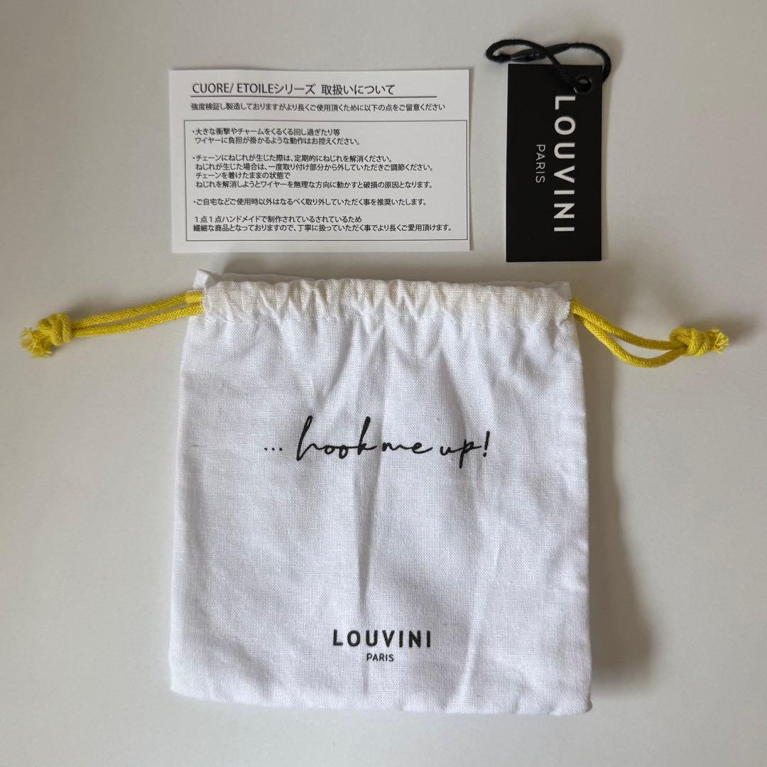 【新品】 LOUVINI ハンドストラップ PETIT ETOILE BLACK