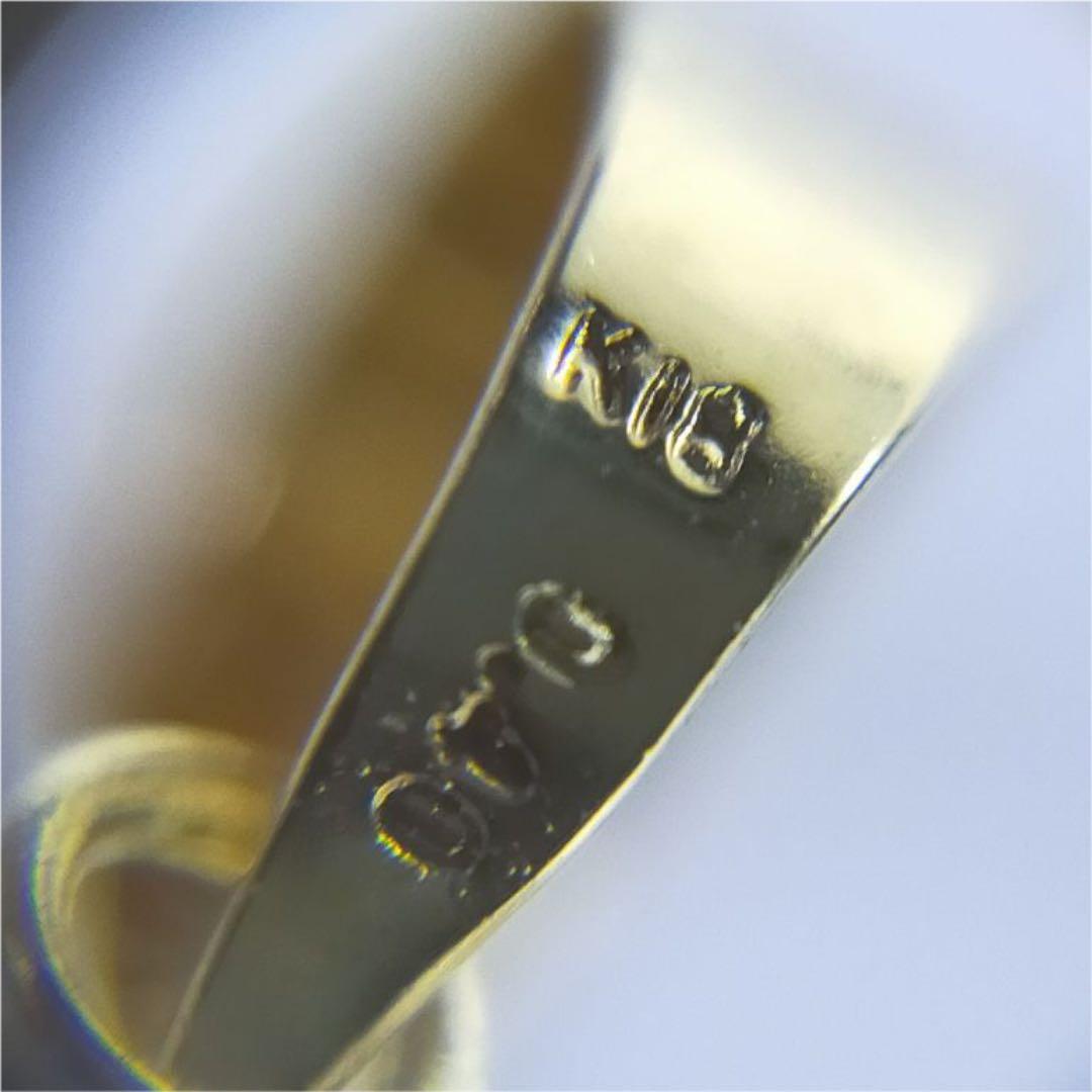 天然ダイヤモンドのK18ペンダントトップ