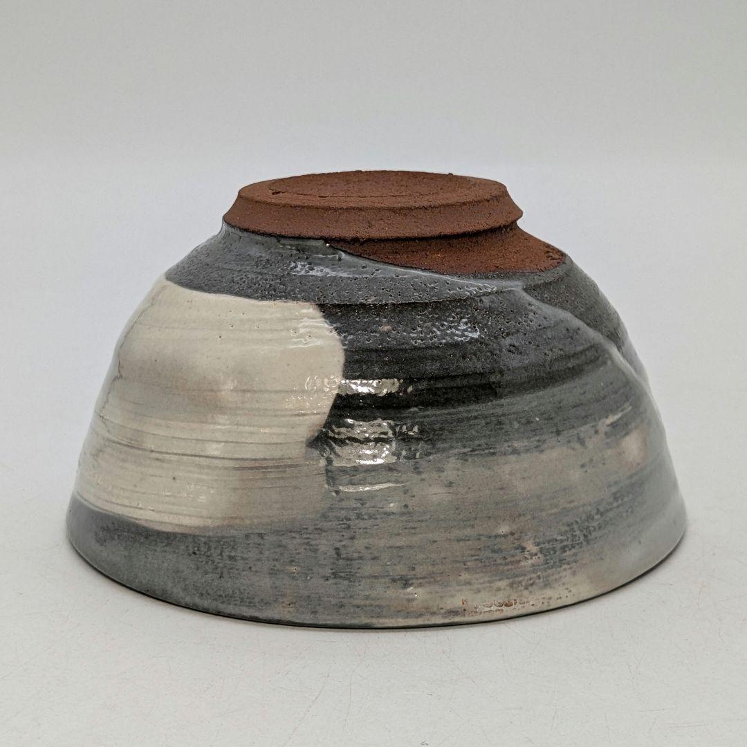 三浦竹軒 京焼 刷毛目茶盌 共箱共布 抹茶碗 抹茶茶碗 茶道具 茶器 清水焼