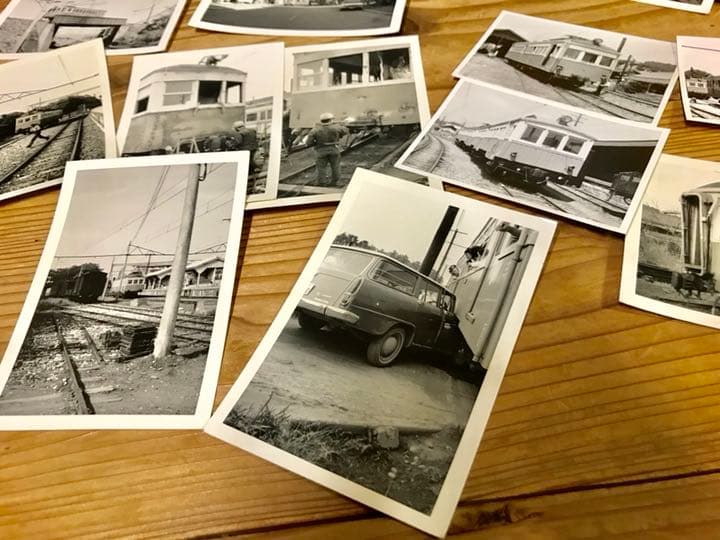 日立電鉄　写真　帽章 廃線 ローカル線 モハ　電車