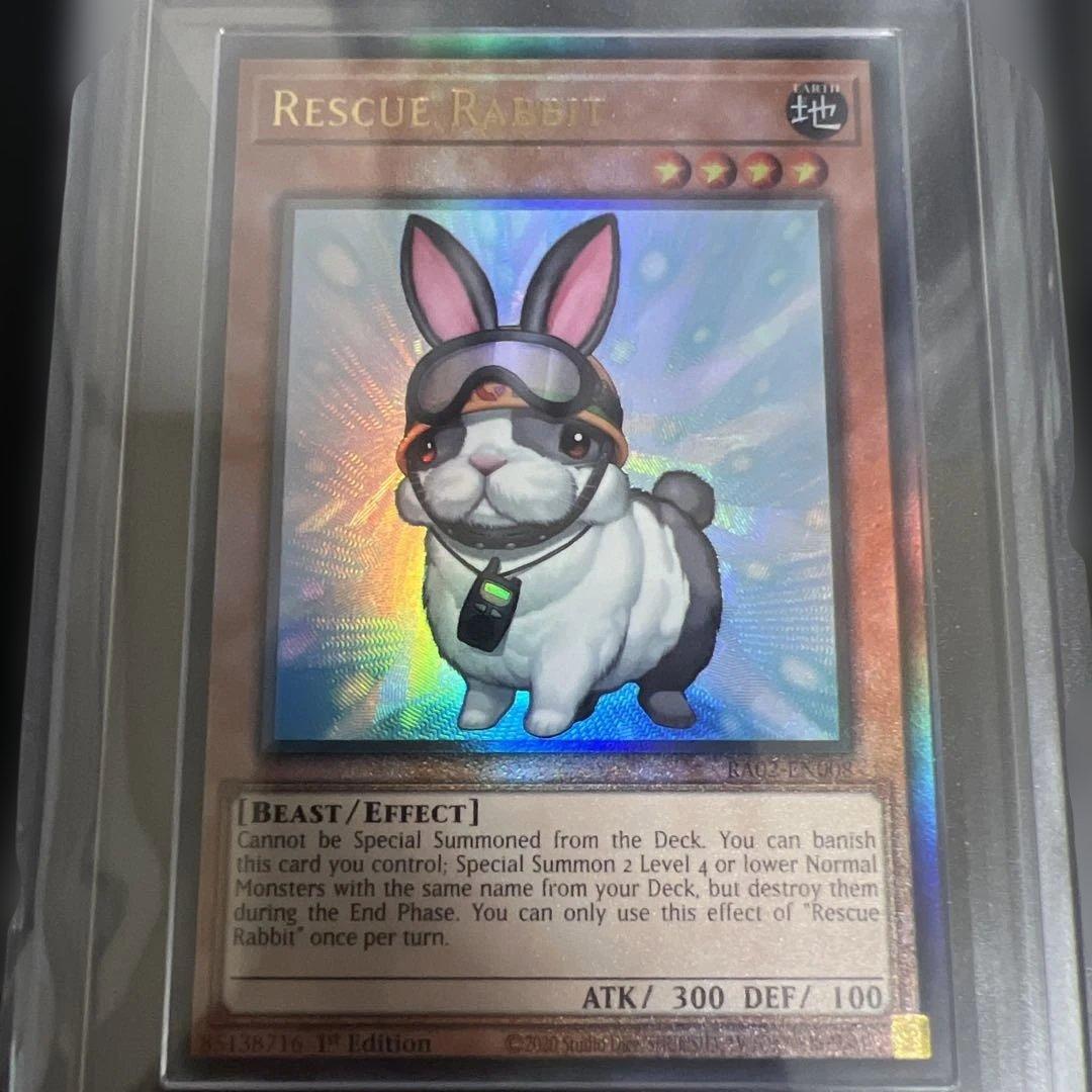 【ARS10】遊戯王　レスキューラビット　英語版アルティメットレア1st