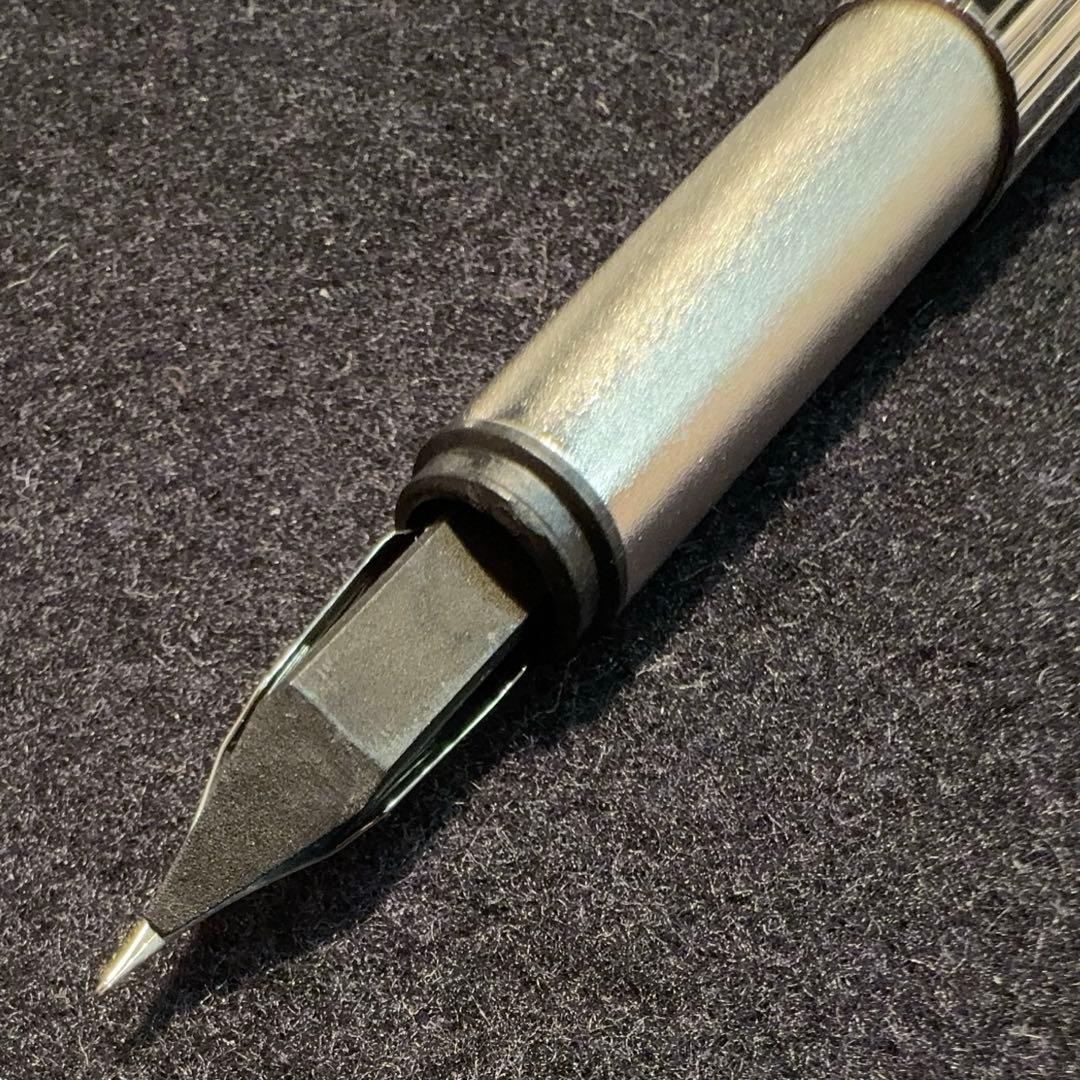モンブラン ノブレス プラチナコート 万年筆 14K EF 洗浄整備済