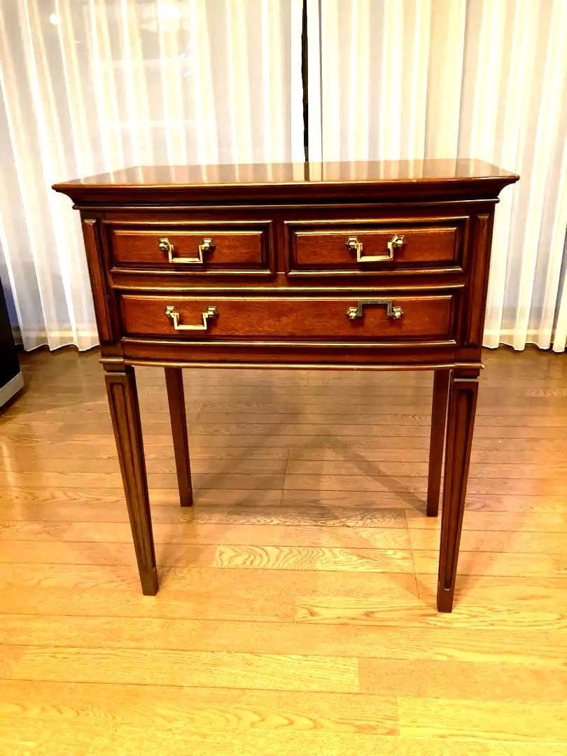 木製クラシックチェスト 3引き出し　マルニ製