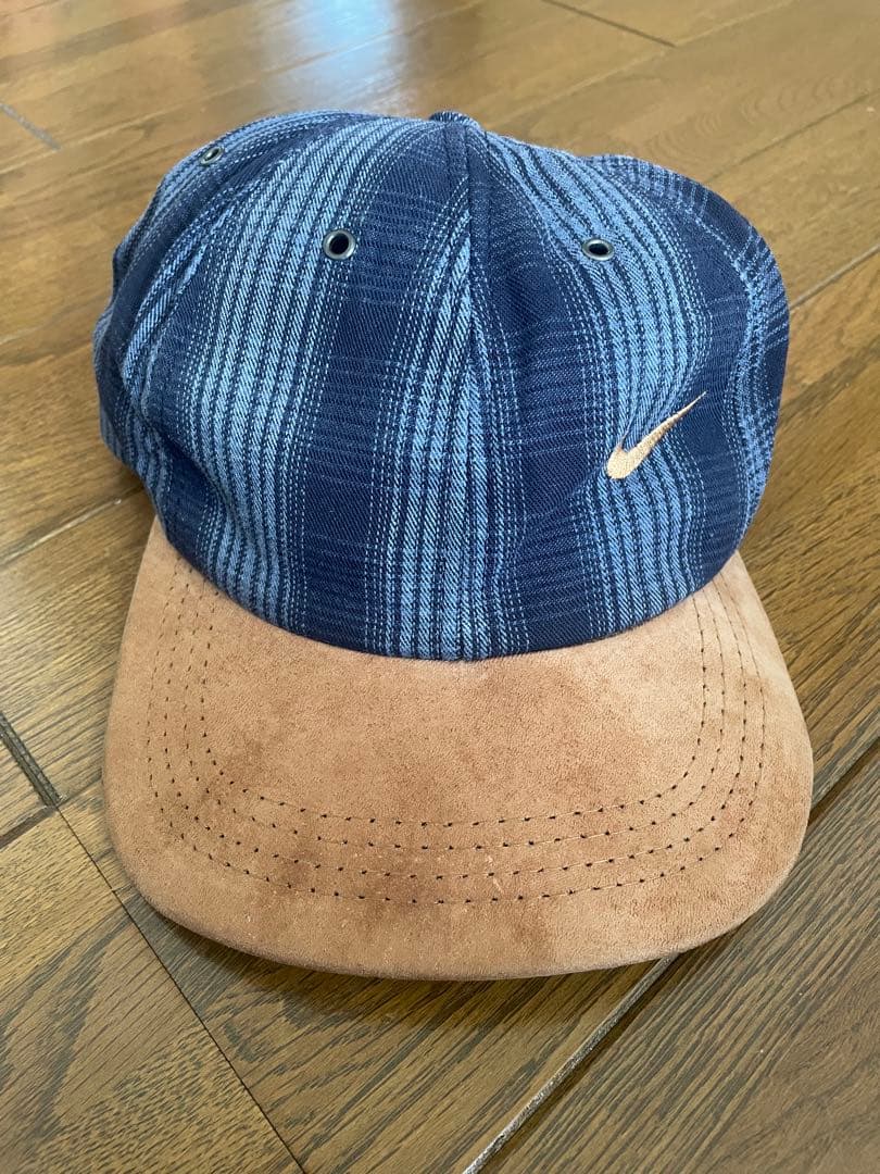 NIKE ビンテージ　チェック柄　キャップ