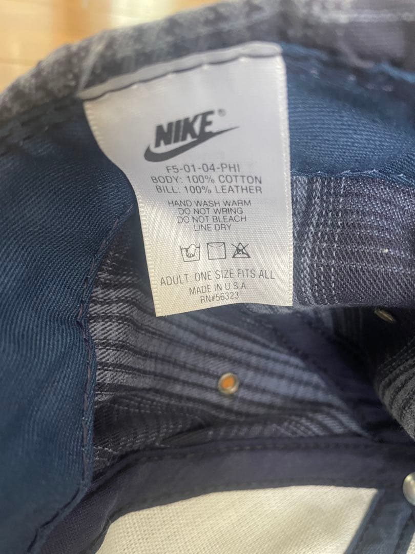 NIKE ビンテージ　チェック柄　キャップ