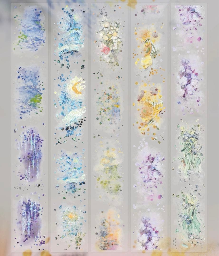 小白家文創《大艺术家》海外マスキングテープ　マステ 【2524】