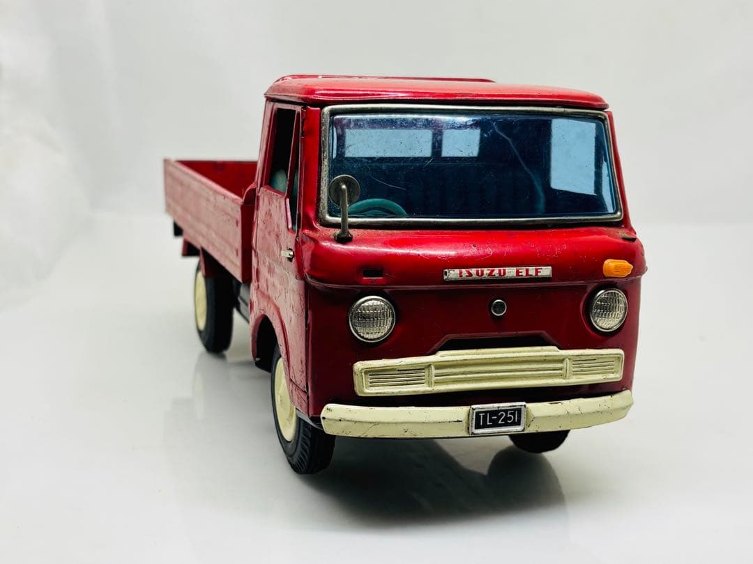 モ*ガ様 萬代屋バンダイBC当時物ブリキ☆いすゞ初代エルフ1962年発売美品大型