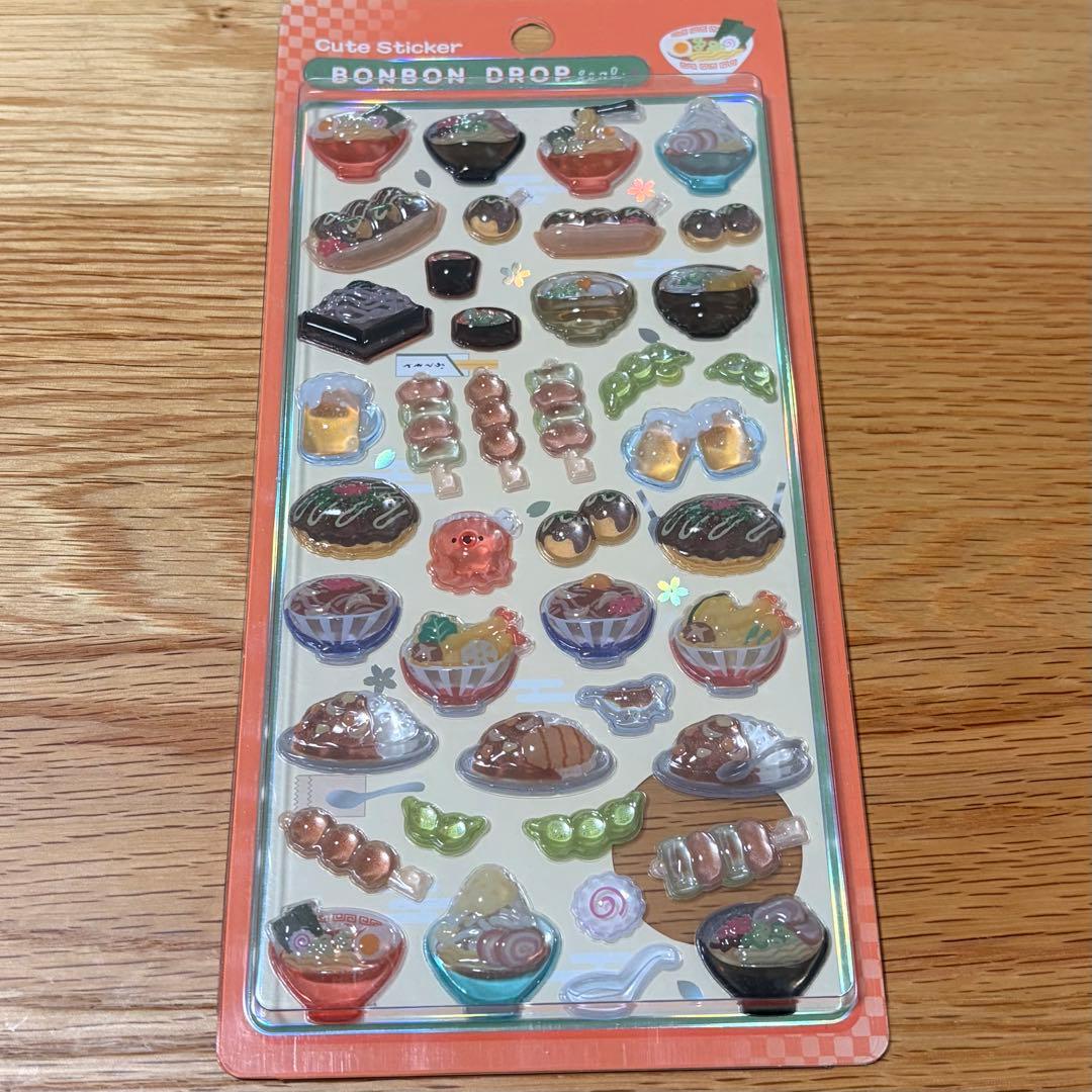 ボンボンドロップシール　和柄