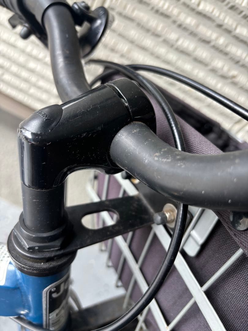 Jeep 送料込み キッズ自転車 青 バスケット付き さいたま市