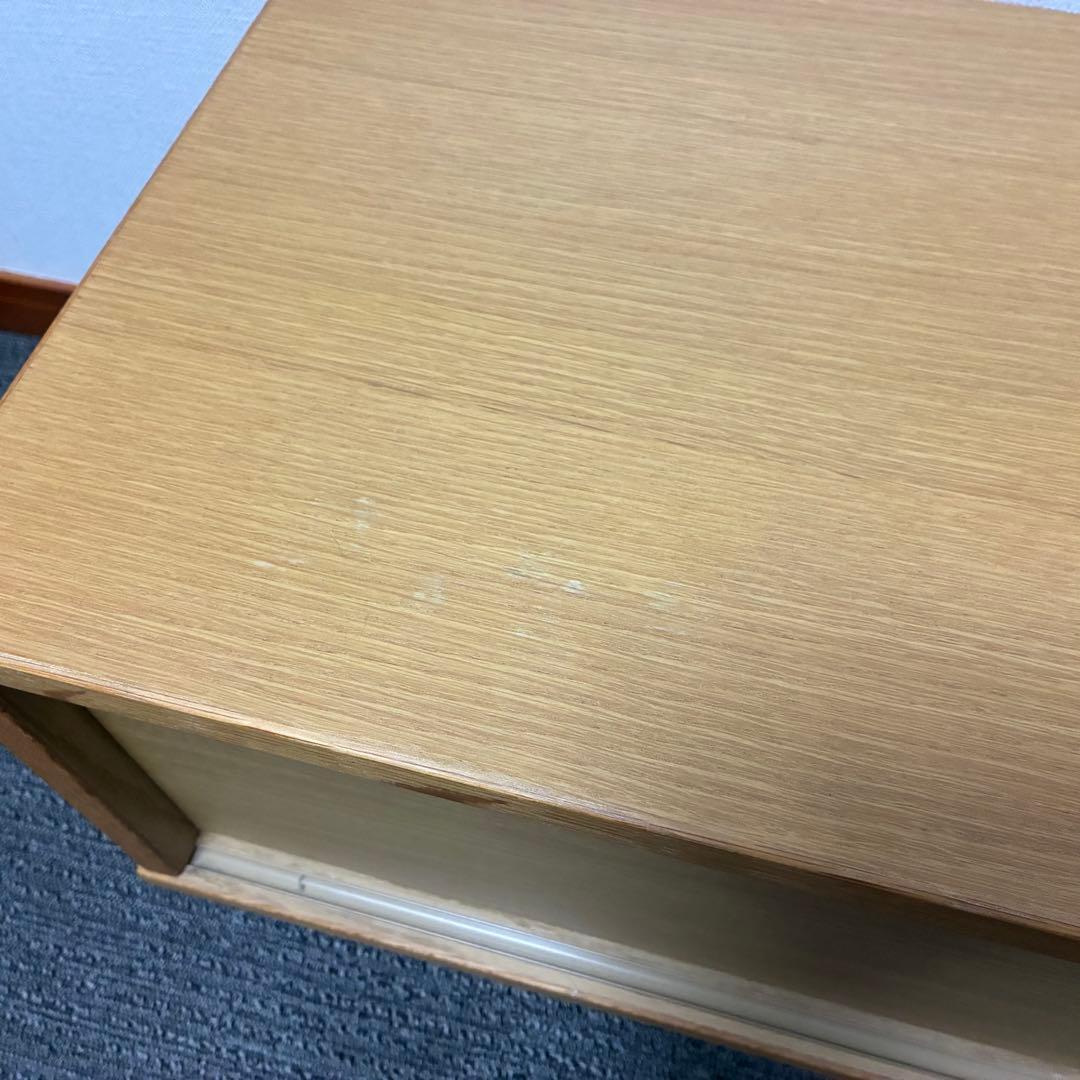 無印良品 MUJI オーク材AVラック・薄型 幅110cm