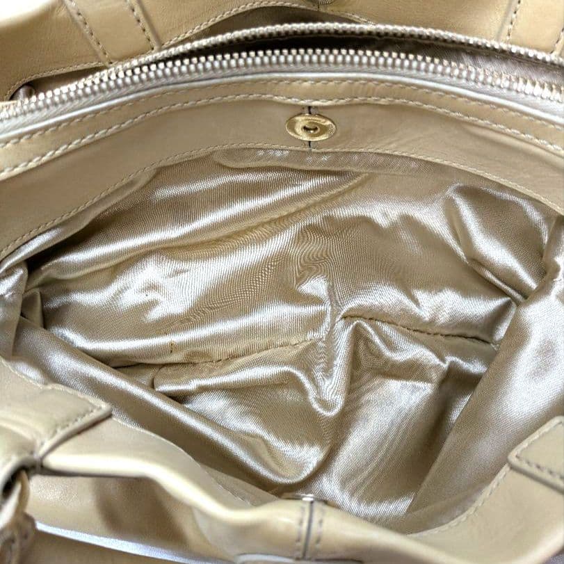 TOD'S　トッズ　ハンドバッグ　ベージュ　レザー　日本限定　希少　大幅値下げ