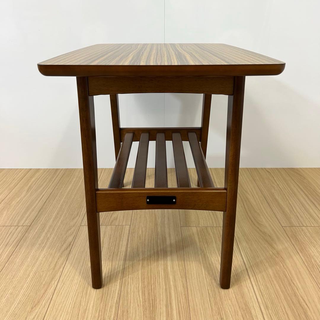 美品 カリモク60　リビングテーブル小　ウォールナット　サイドテーブル