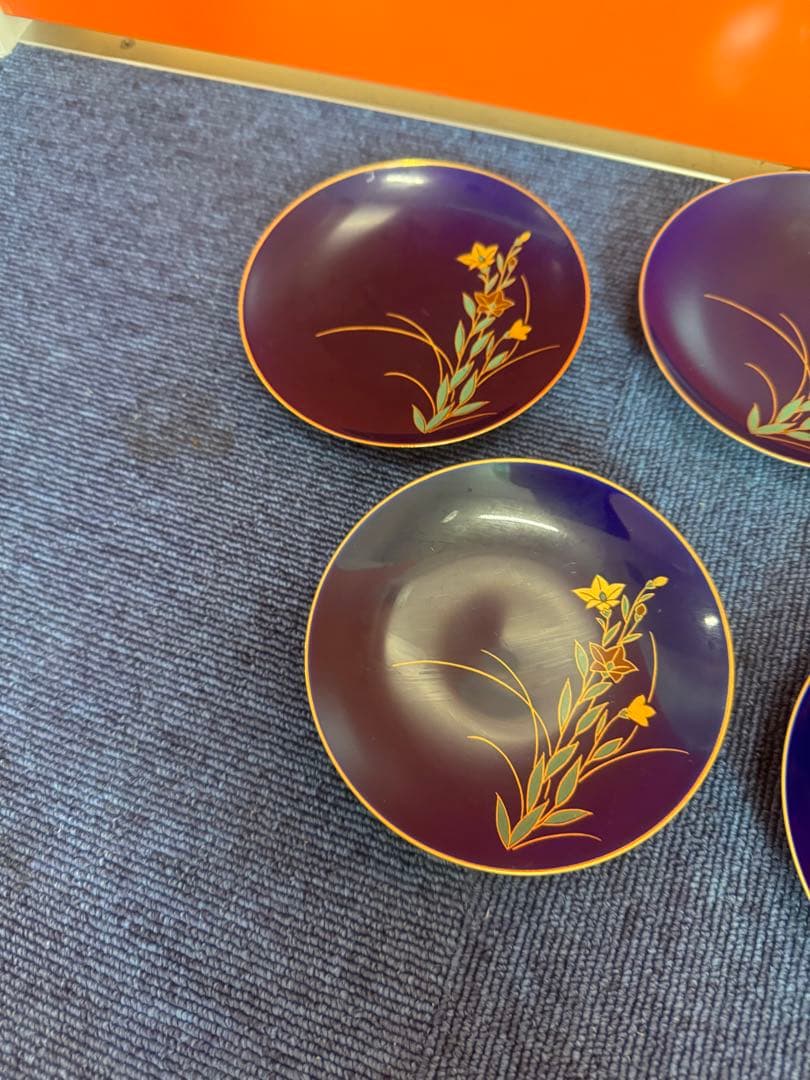 1959 香蘭社　金彩　皿　5客
