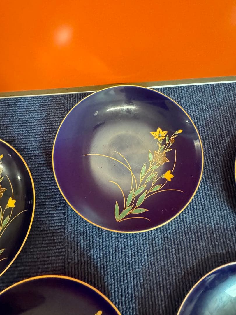 1959 香蘭社　金彩　皿　5客