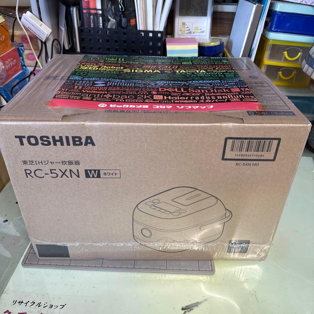 TOSHIBA RC-5XN IHジャー炊飯器 ホワイト