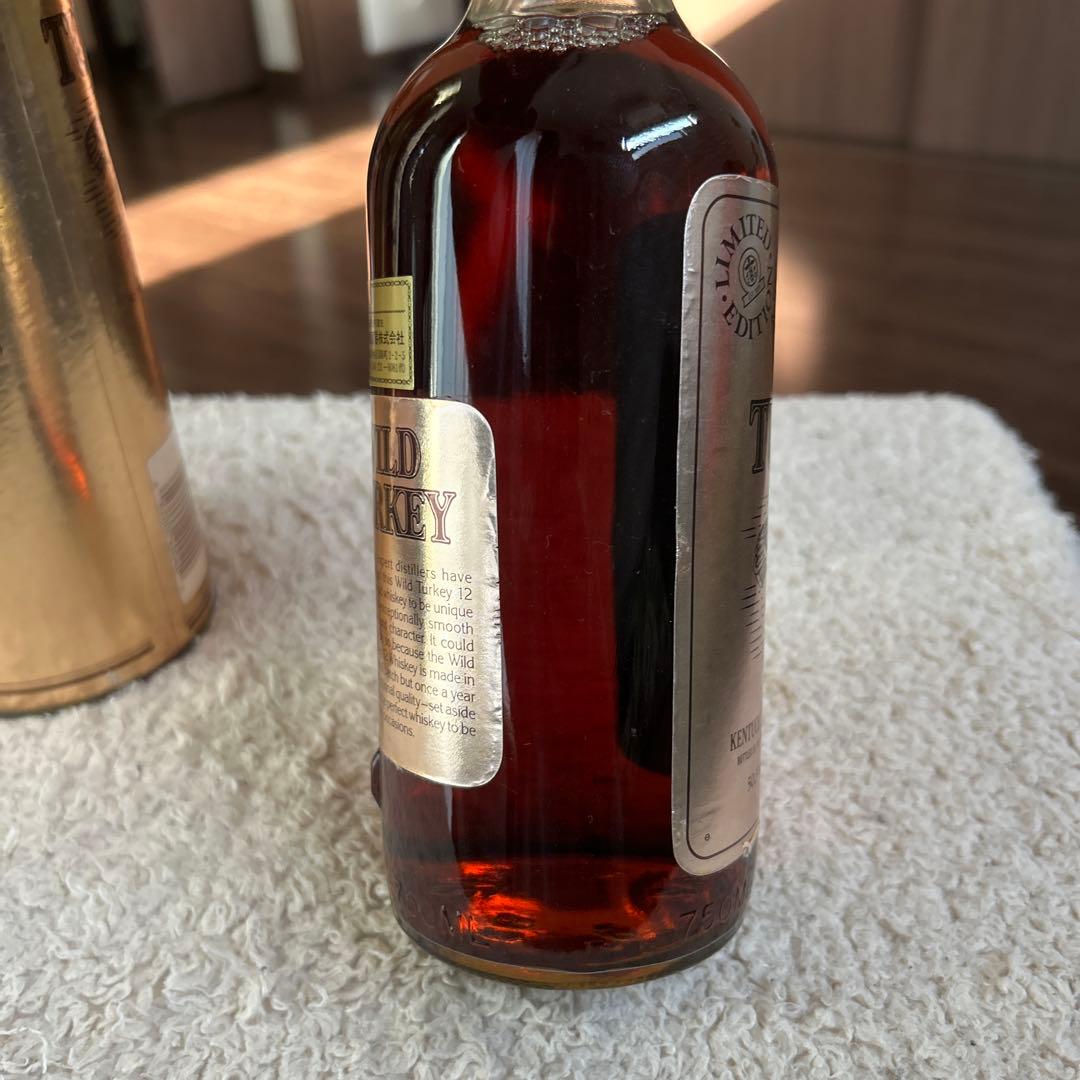 WILD TURKEY 12年 ゴールド缶入り