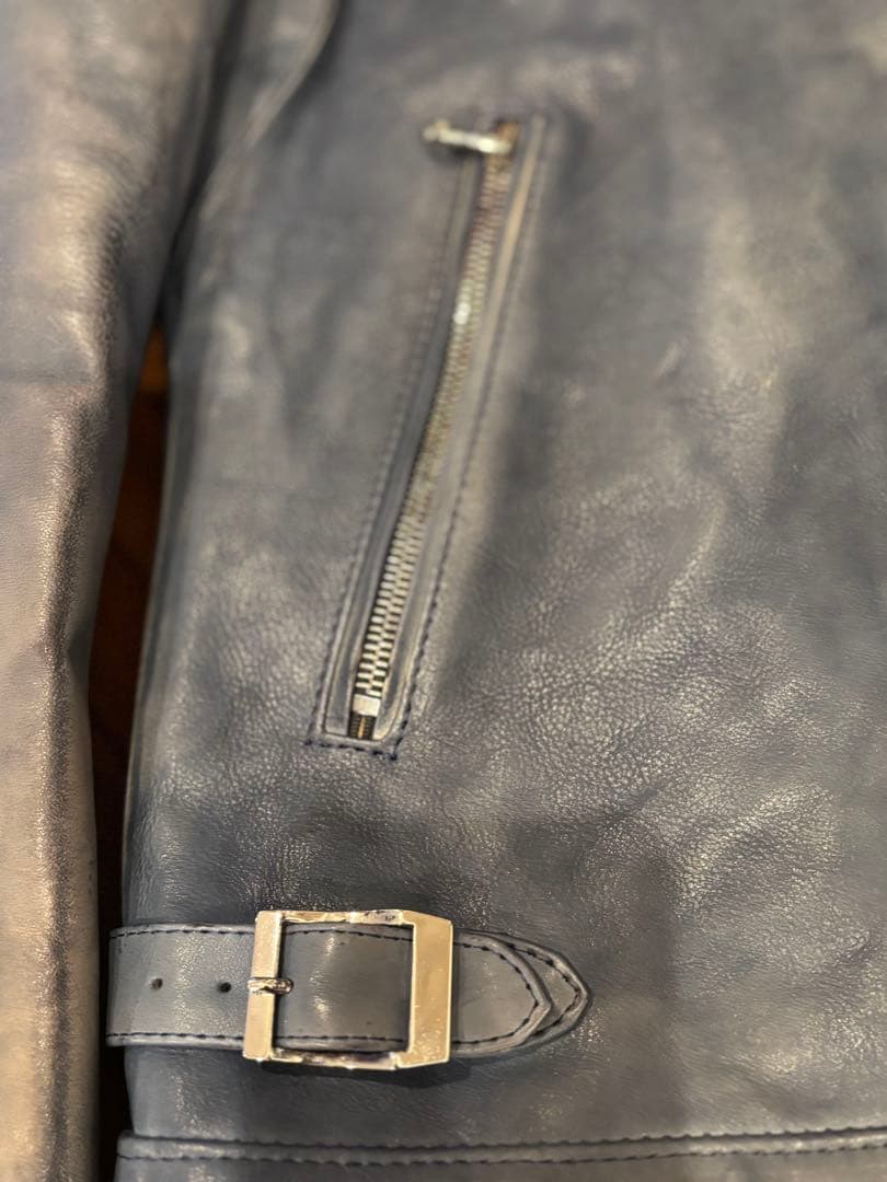 試着のみ‼️STRUM ストラム Burning dyed バーニングダイ ブルー