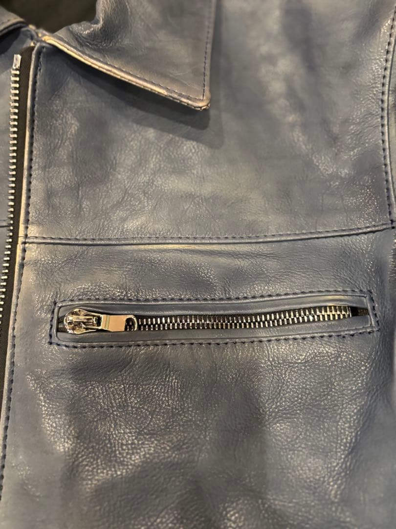 試着のみ‼️STRUM ストラム Burning dyed バーニングダイ ブルー