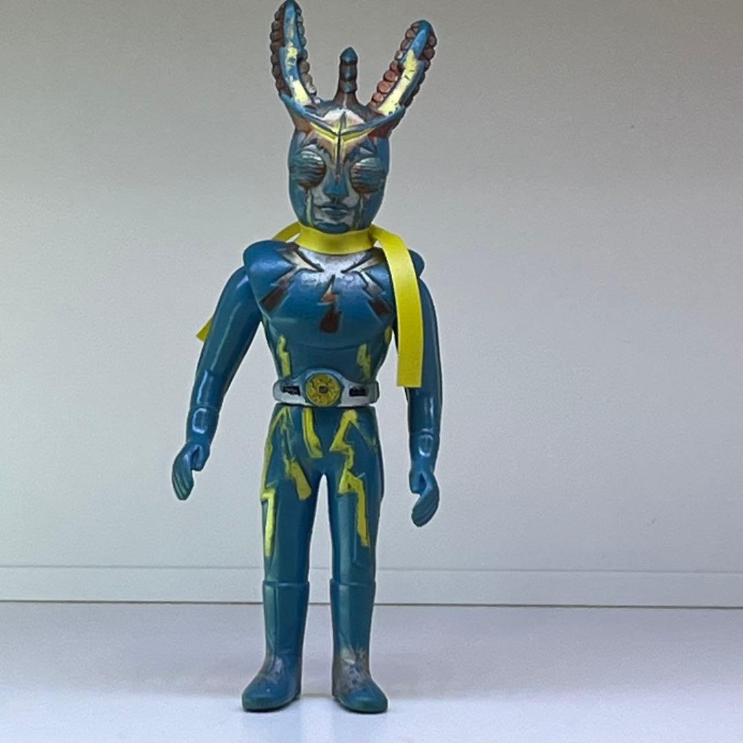 レア　当時物　ポピー　イナズマン　ソフビ　マフラー付き