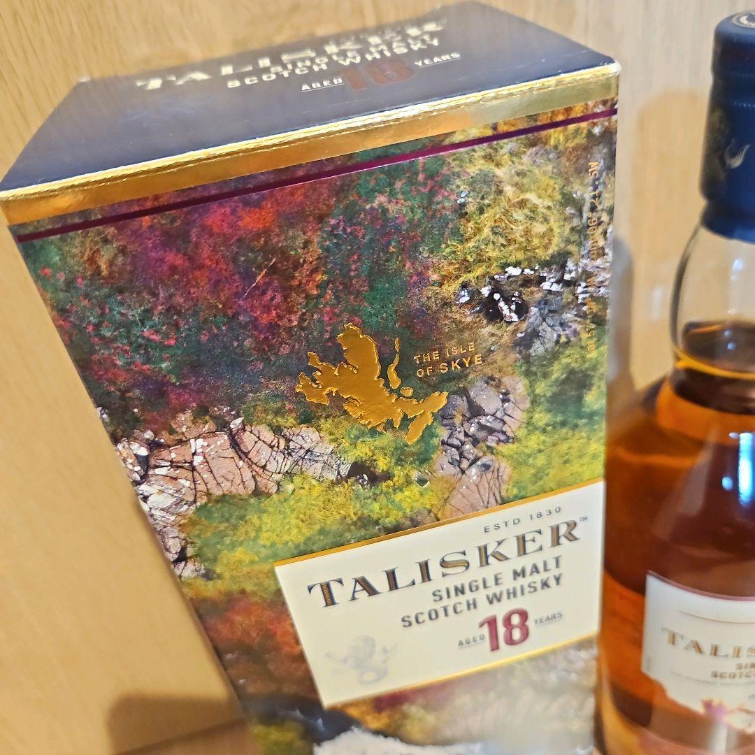 新品　タリスカー　TALISKER　18年 　箱付き