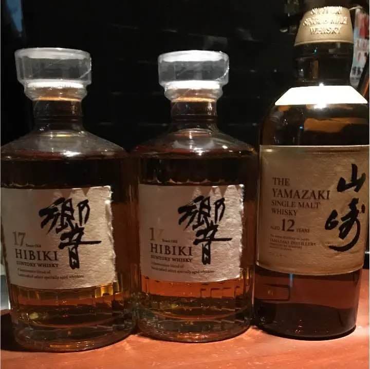 サントリーウィスキー響17年×2  山崎12年×1