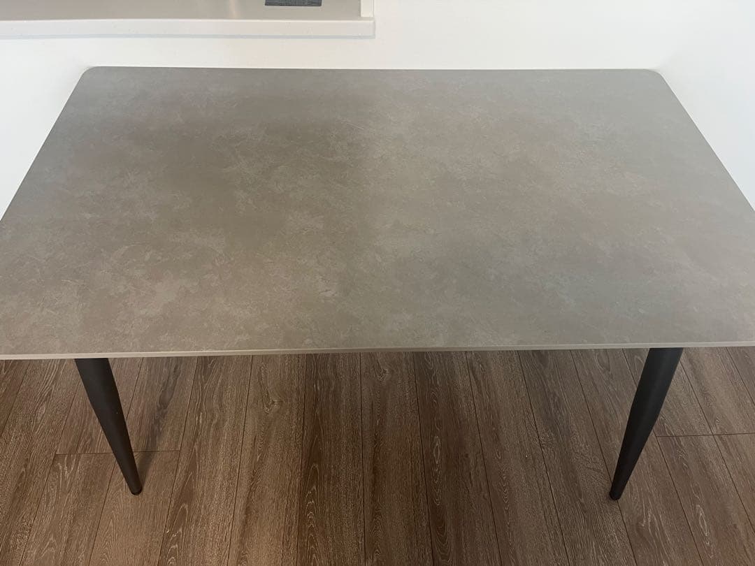 【美品】セラミック　ダイニングテーブル(120cm×70cm)