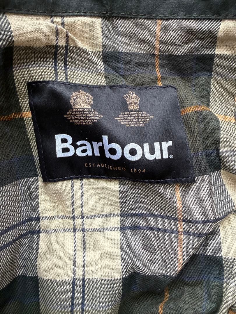 Barbour トランスポートwaxフード付き　セージ38