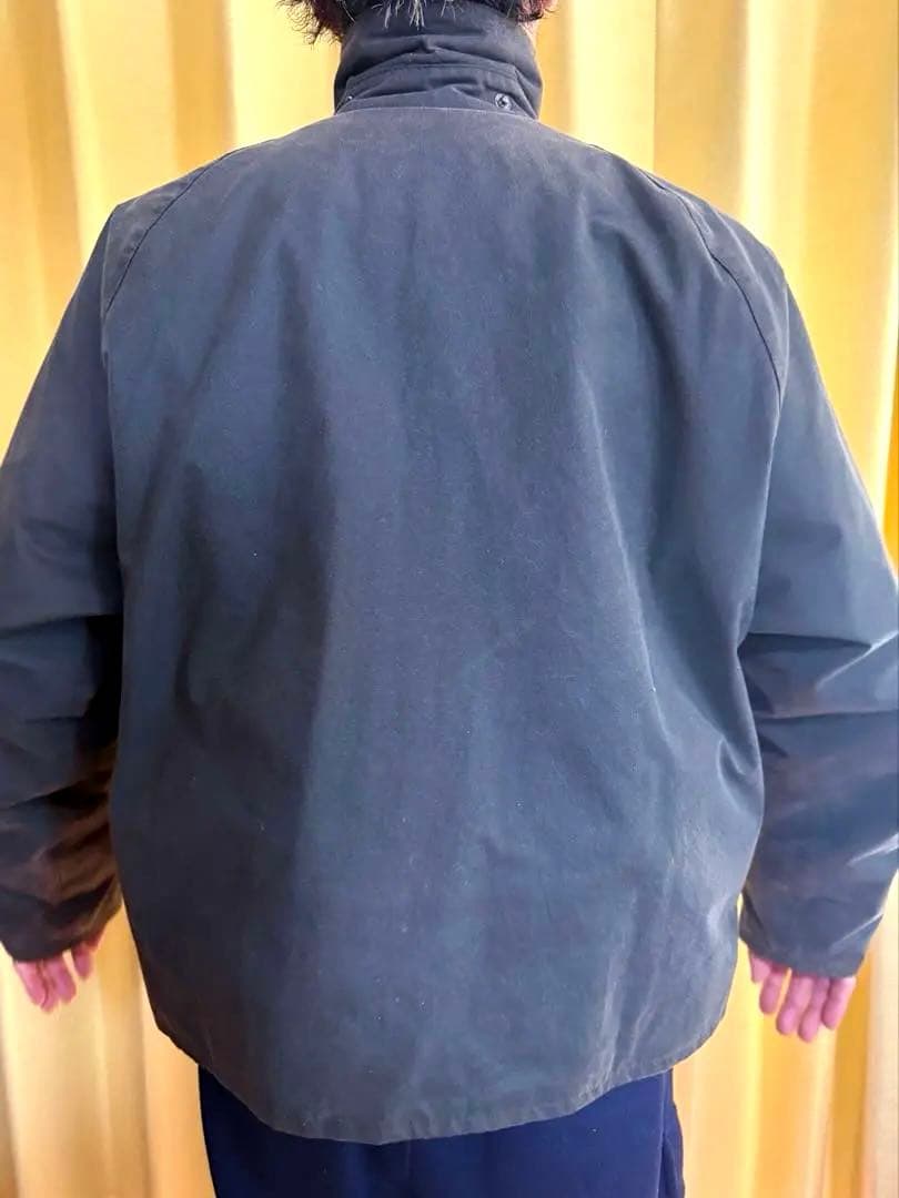 Barbour トランスポートwaxフード付き　セージ38