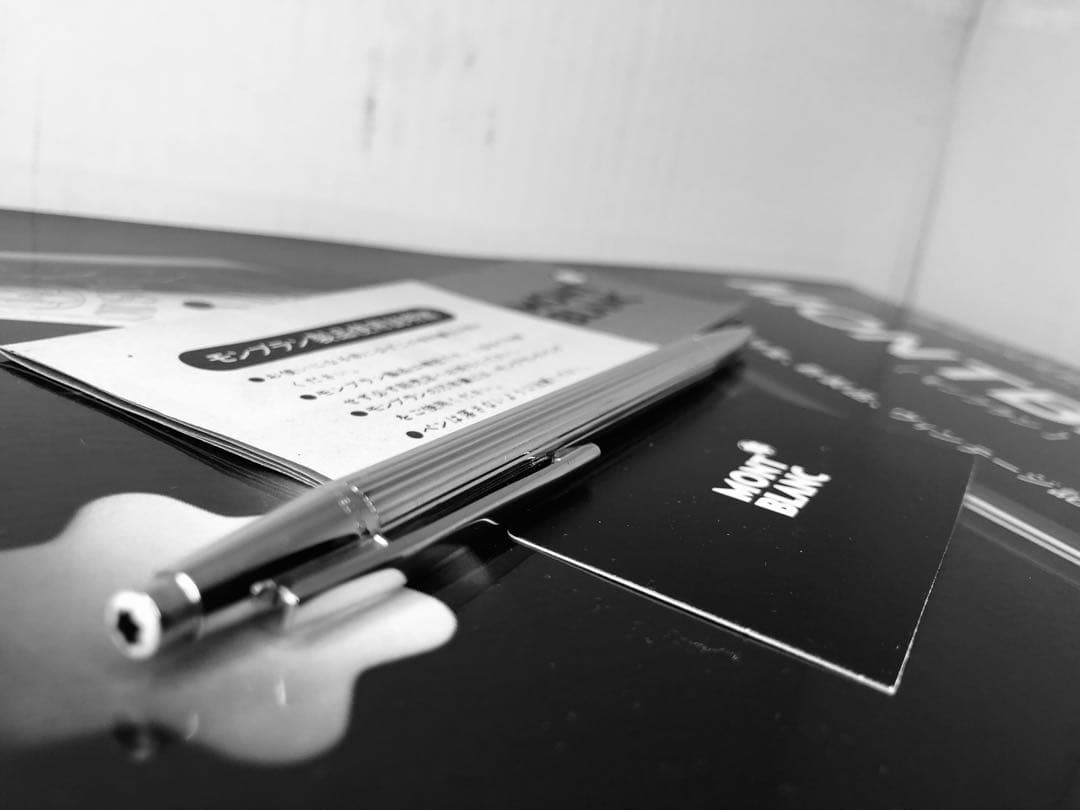 ⭐️金運を呼ぶ黄金の総プラチナム張りモンブラン⭐️ノブレスNo1557⭐️0,5㍉芯⭐️