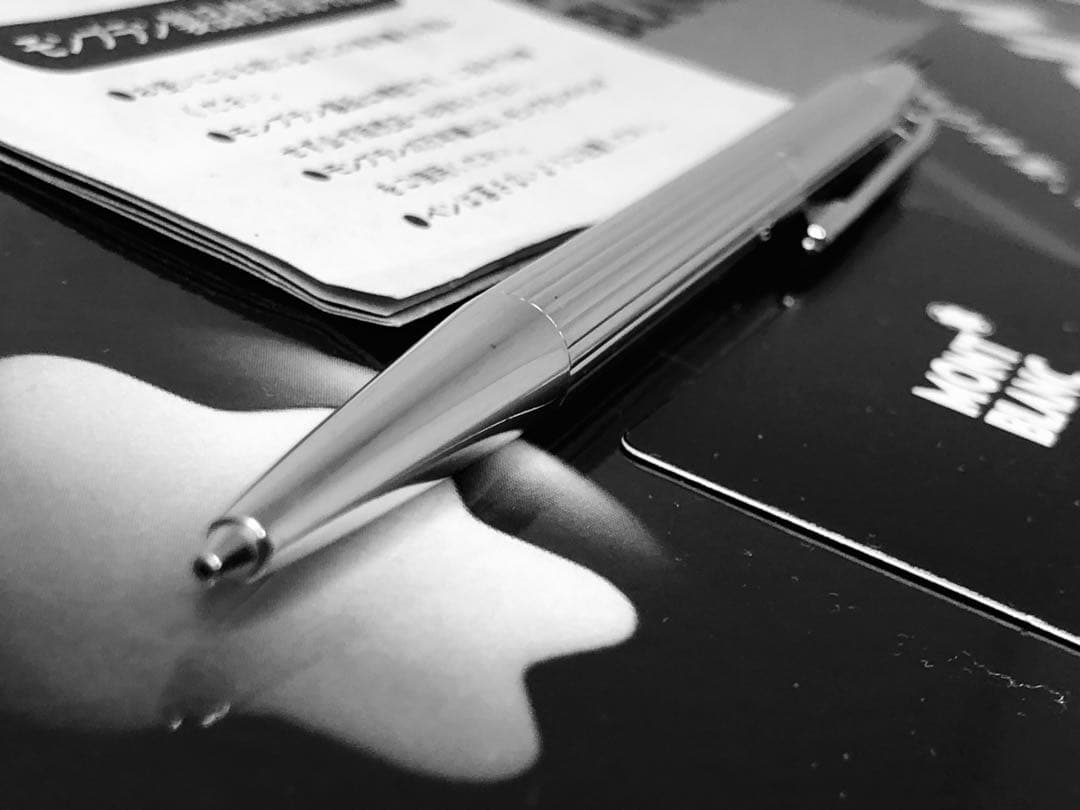 ⭐️金運を呼ぶ黄金の総プラチナム張りモンブラン⭐️ノブレスNo1557⭐️0,5㍉芯⭐️