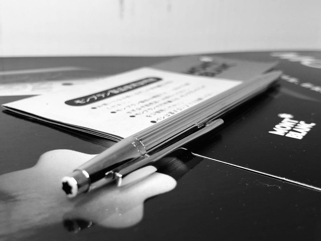 ⭐️金運を呼ぶ黄金の総プラチナム張りモンブラン⭐️ノブレスNo1557⭐️0,5㍉芯⭐️