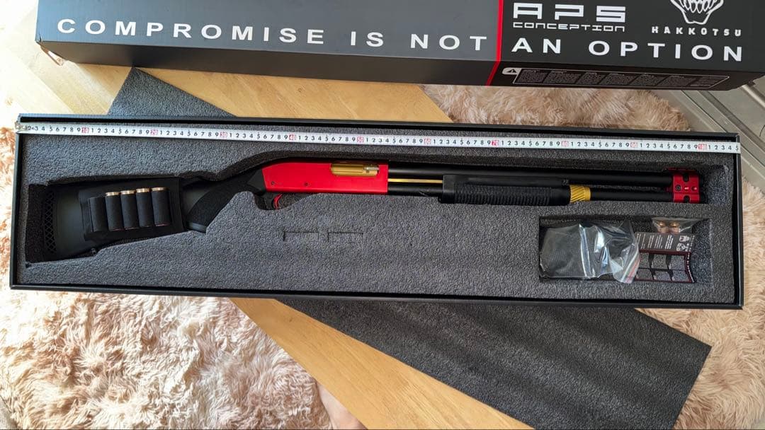 トイガン APS M870 Black-Red