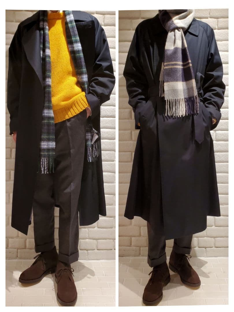 ブリティッシュメイド　ネイビー タイロッケンコート Mサイズ