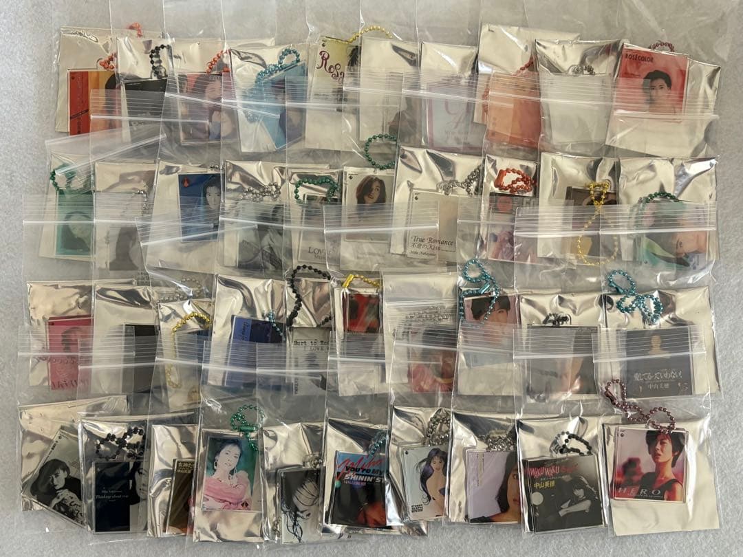 中山美穂 シングルジャケット アクリルキーホルダー 全40種 フルコンプ