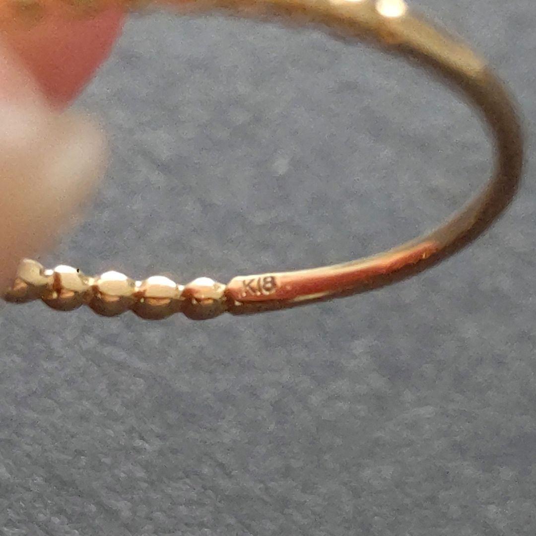 【ビジュソフィア】k18 ダイヤモンドリング